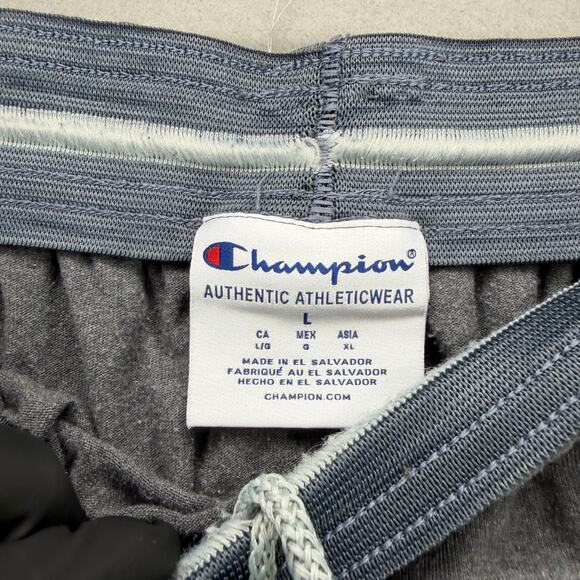 Champion Men's Gray Drawstring Sweatpants with C Logo - Size L - Picture 8 of 11